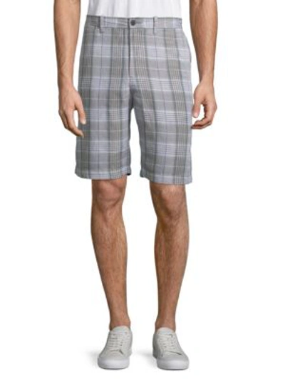 Shop Tommy Bahama Caldera Plaid Shorts In Dark Twill