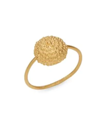 Shop Valentino Ball Ring In Gold