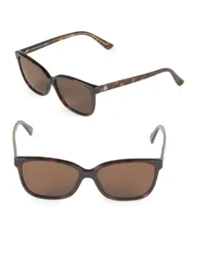 Shop Gucci 53mm Square Sunglasses In Hvnabeig