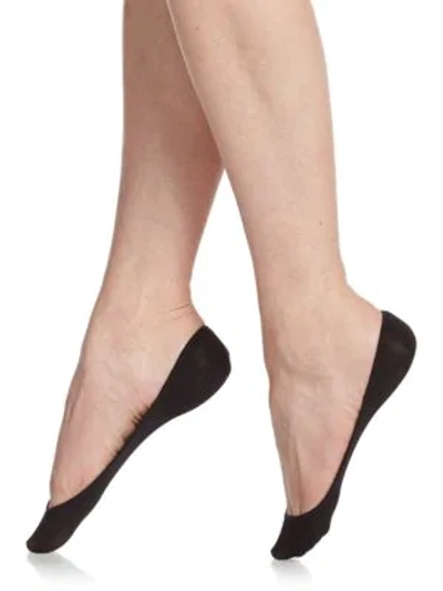 Shop Hue Women's 2-pack Ultra Low Socks Set In Black