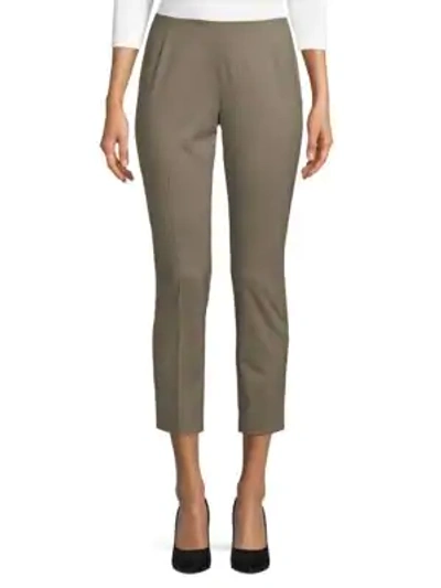 Shop Lafayette 148 Stretch-wool Stanton Pants In Cobblestone