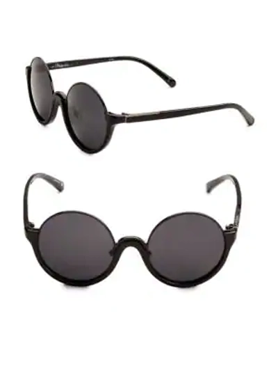 Shop 3.1 Phillip Lim / フィリップ リム 51mm Round Sunglasses In Black