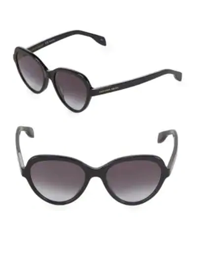 Shop Alexander Mcqueen 51mm Oversized Sunglasses In Black Grey