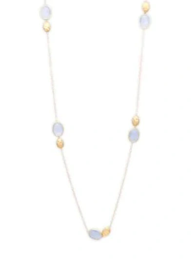Shop Marco Bicego 18k Yellow Gold & Chalcedony Necklace