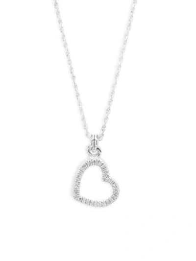 Shop John Hardy Diamond & Silver Classic Heart Pendant Necklace