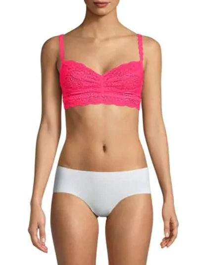 Shop Cosabella Never Say Never Sweetie Soft Bra In Hot Pink