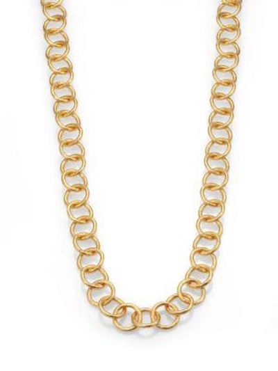 Shop Stephanie Kantis Classic Chain Necklace In Gold