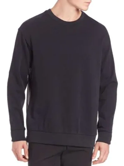 Shop 3.1 Phillip Lim / フィリップ リム Cotton & Nylon Sweatshirt In Black