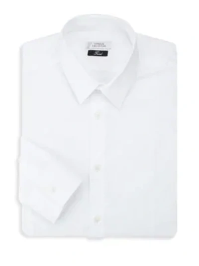 Shop Versace Button-front Dress Shirt In White