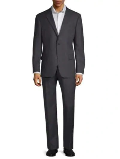 Shop Hickey Freeman Classic Fit Pinstripe Wool Suit In Grey
