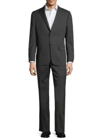 Shop Hickey Freeman Pinstripe Wool Suit In Grey