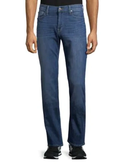 Shop 7 For All Mankind Standard Straight-leg Jeans In Lake