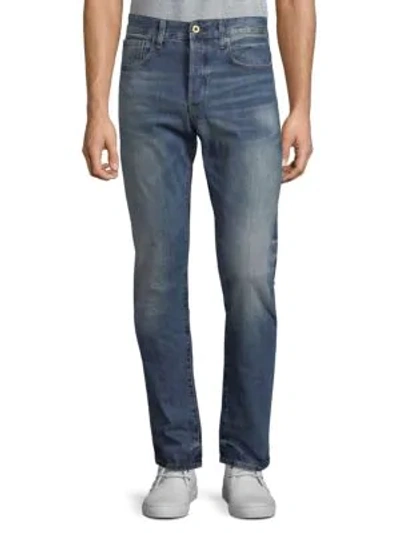 Shop G-star Raw Tapered-fit Jeans In Blue