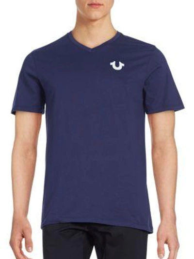 Shop True Religion Activewear Logo Shirt In True Navy