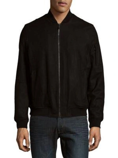 Shop Michael Kors Aviator Office Jacket In Black