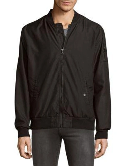 Shop Sovereign Code Full-zip Bomber Jacket In Black