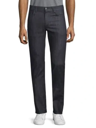 Shop Versace Trend Straight-leg Jeans In Black