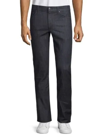 Shop Versace Trend Straight-leg Jeans In Blue