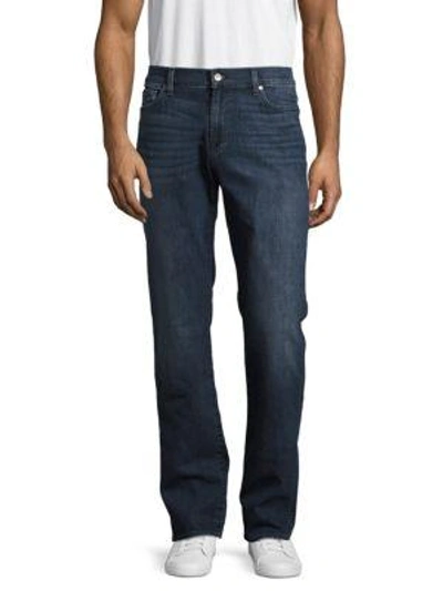 Shop 7 For All Mankind Straight-leg Jeans In Phantom Wash