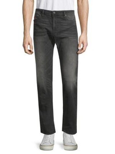 Shop Diesel Classic Straight Jeans In Black