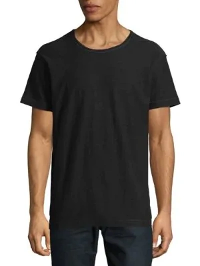 Shop Diesel T-tossik Cotton T-shirt In Black