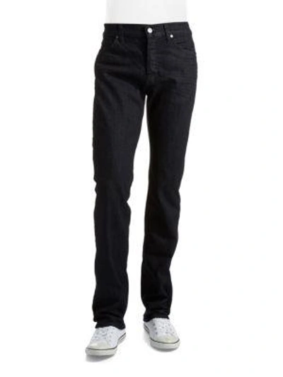 Shop 7 For All Mankind Luxe Performance Jeans In Dark Blue