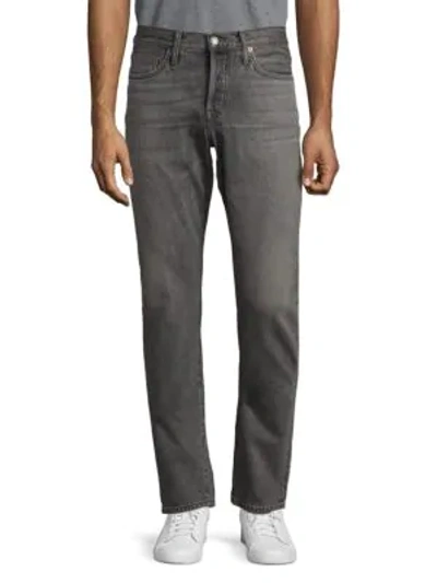 Shop Tom Ford Washed Slim Cotton Jeans In Grey
