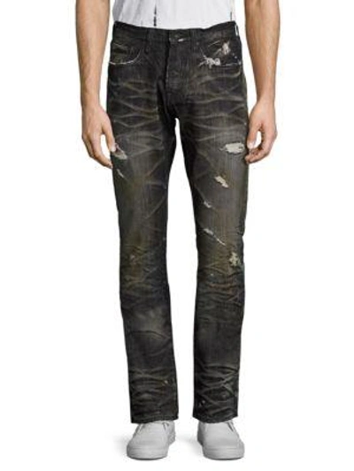 Shop Prps Agreement Demon Distressed Jeans In Black