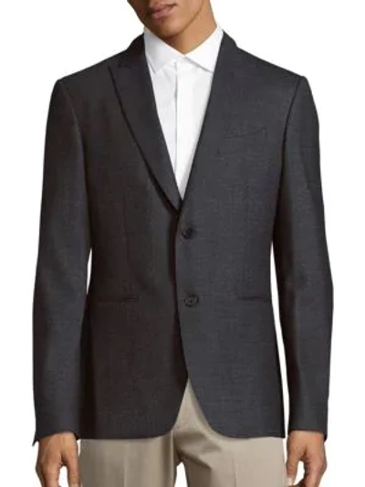 Shop John Varvatos Austin Fit Stretch Wool Sportcoat In Grey