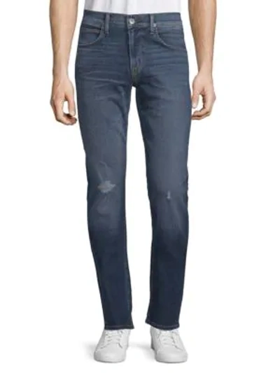 Shop Hudson Slim Straight-leg Jeans In Kyan