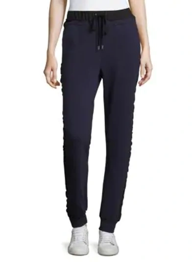 Shop Public School Lucia French Terry Sweatpants In Navy