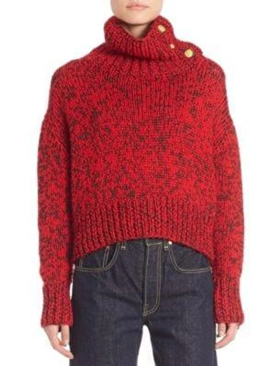 Shop Rag & Bone Wool Blend Turtleneck Sweater In Saffron