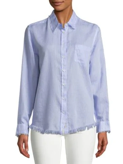 Shop The Blue Shirt Shop Mercer & Spring Regular-fit Shirt In Blue And White