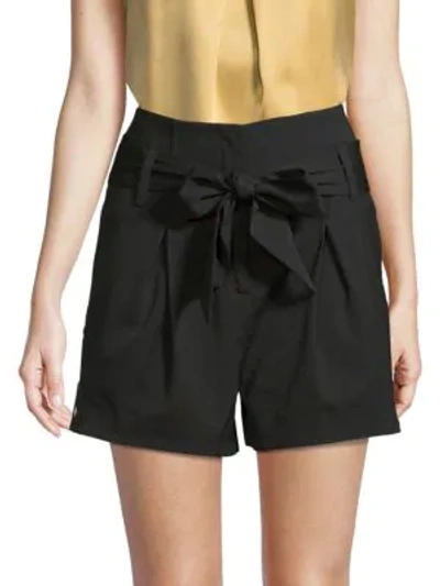 Shop Iro Sigler High-waist Shorts In Black