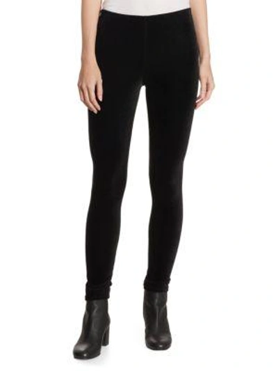 Shop Vince Stretch Corduroy Leggings In Black