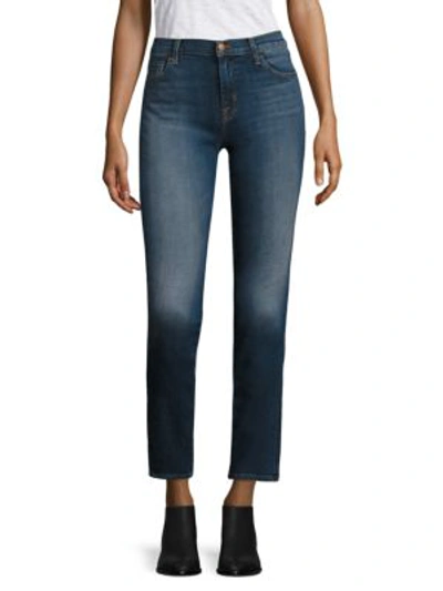 Shop J Brand Maude Cigarette Straight-leg Jeans In Idolize