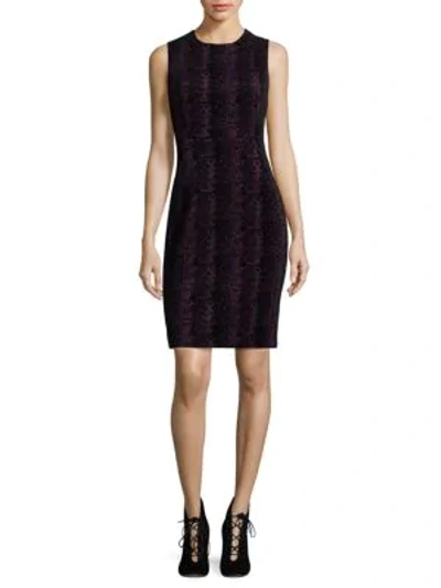 Shop Calvin Klein Sleeveless Sheath Dress In Taupe Black