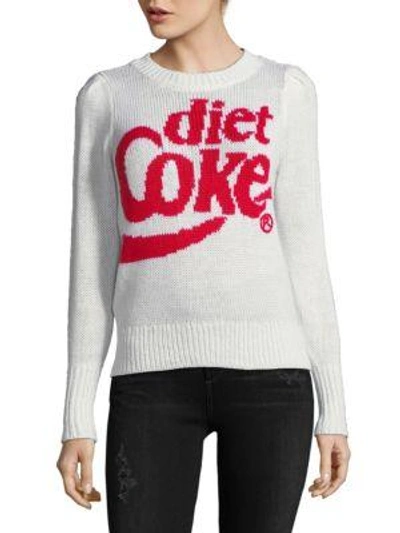 Shop Wildfox Diet Coke Sweater In Clean White