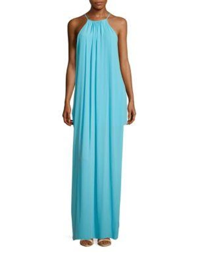 Shop Elizabeth And James Adley Cutout Maxi Dress In Lago