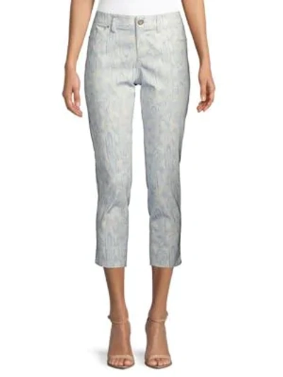 Shop Robert Graham Claire Cropped Pants In Blue