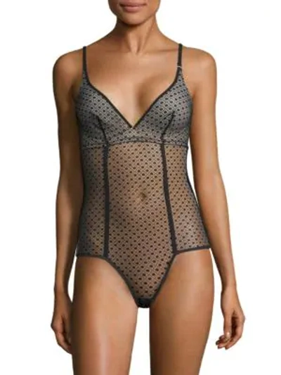 Shop Addiction Nouvelle Lingerie Rendez-vous Bodysuit In Black