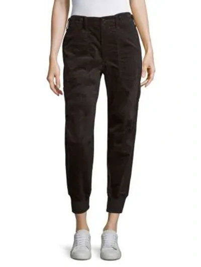 Shop Vince Slouchy Military Sweatpants In Black