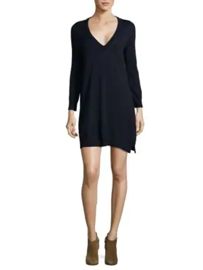 Shop Zadig & Voltaire Wool Sweater Dress In Blue