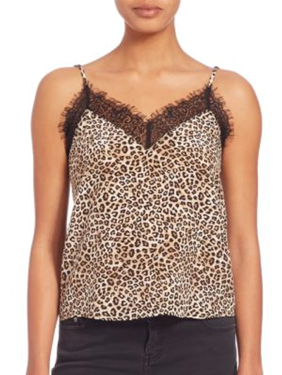 Shop The Kooples Leopard Lace Top