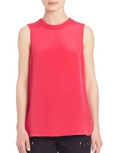 Shop 3.1 Phillip Lim / フィリップ リム Silk Sleeveless Top In Bright Cerise