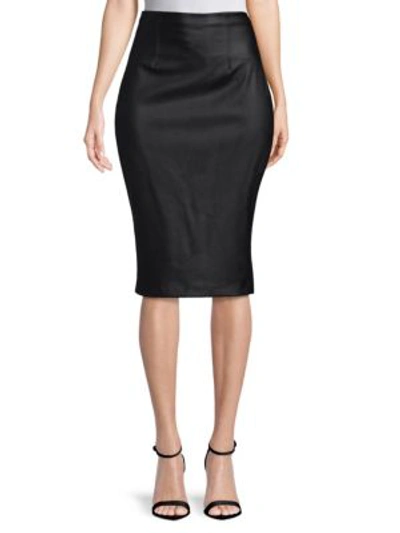 Shop Rebecca Taylor Paneled Skirt In Black