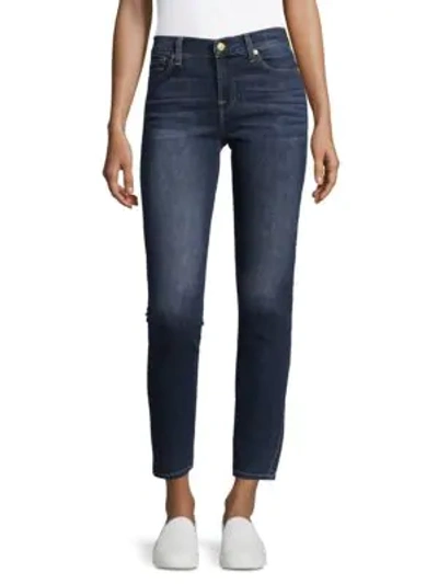 Shop 7 For All Mankind Gwenevere Washed Jeans In Blue