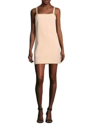 Shop Helmut Lang Mini Slip Dress In Shell