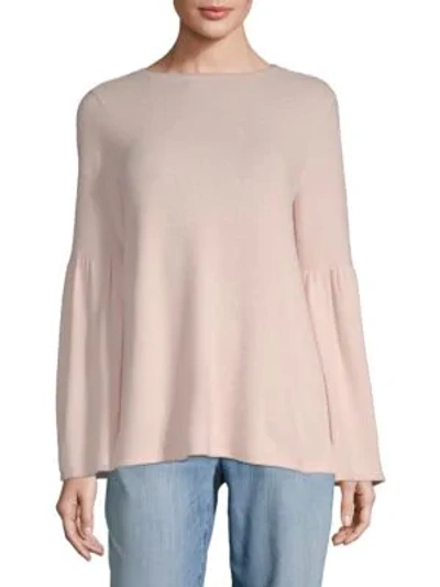 Shop Philosophy Bell-sleeve Top In Grey