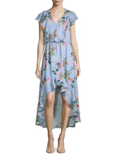 Shop Parker Daphne Floral Hi-lo Dress